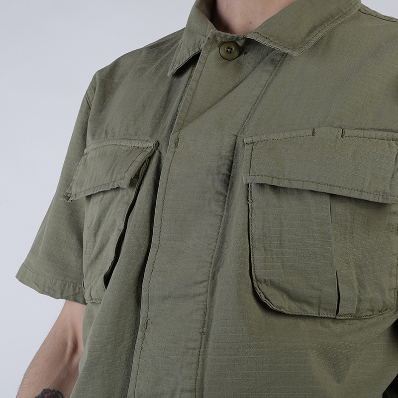Мужская рубашка Stussy Jungle Shirt (1110036-olive)  - цена, описание, фото 2